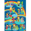 La Rug, Fun Rugs LA Rug FT-511 3958 Fun Time-New Kids & Numbers FT-511 3958